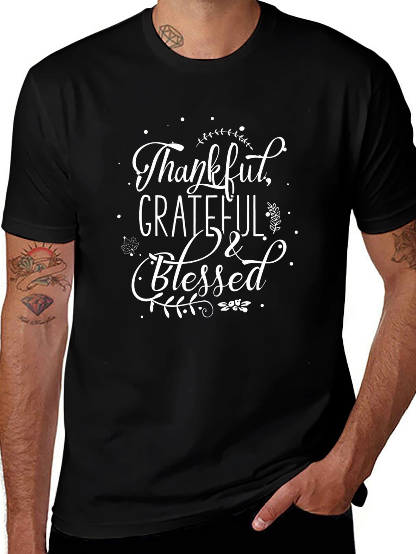 Thankful Grateful Blessed T-Shirt