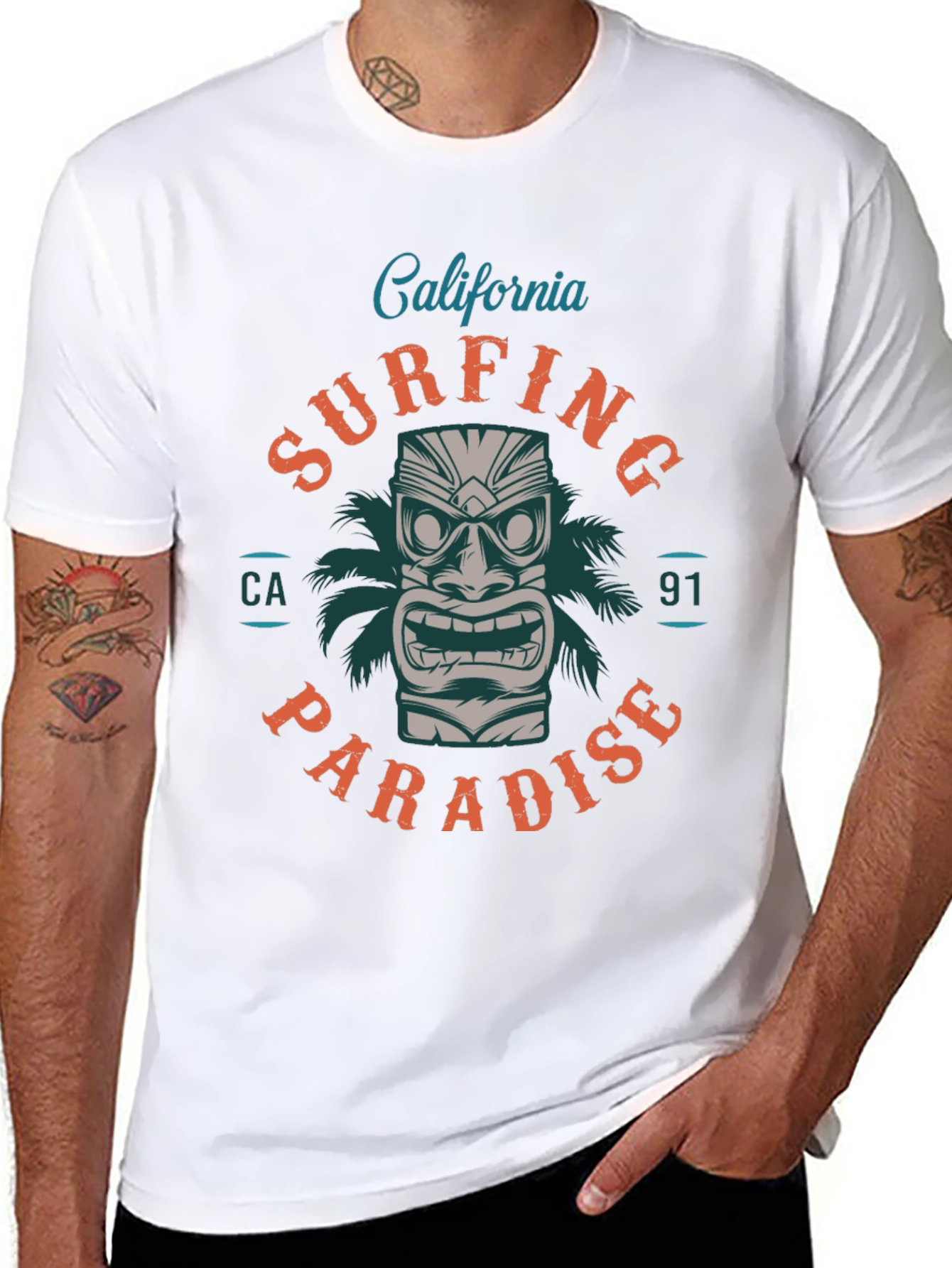 California Surfing Paradise Tee