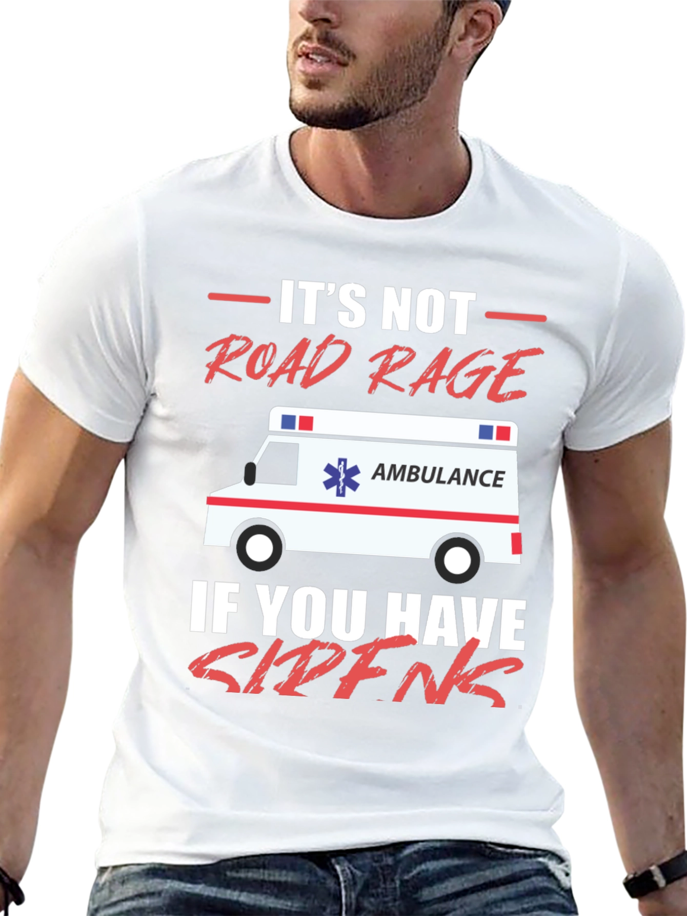 Funny EMT Road Rage T-Shirt