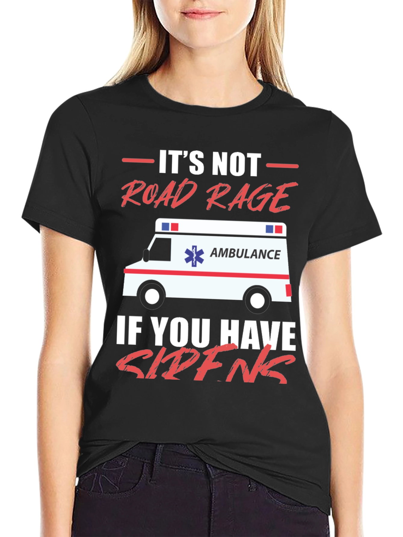 Funny EMT Road Rage T-Shirt