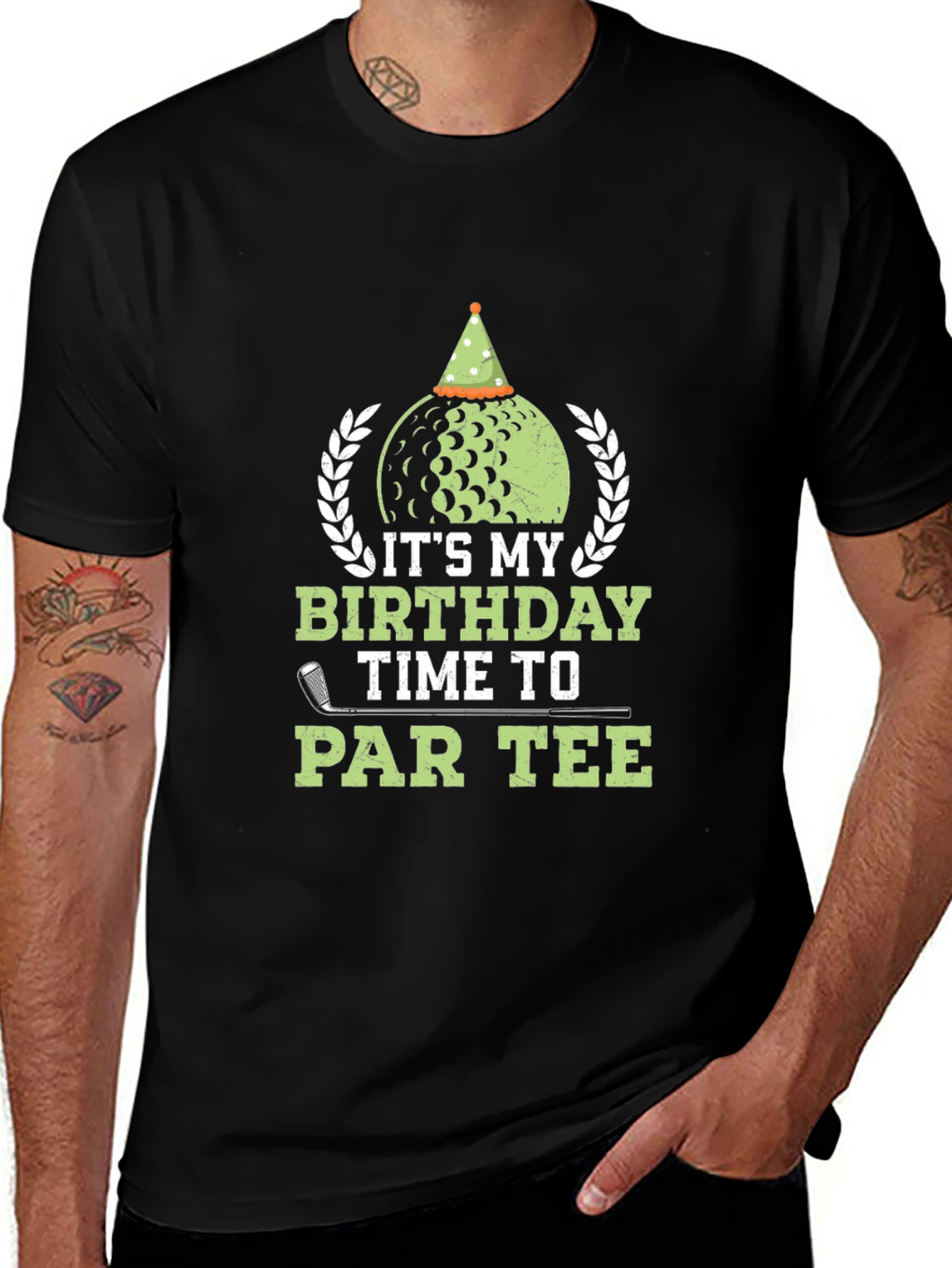 Its My Birthday Time To Par Tee Golf T-Shirt