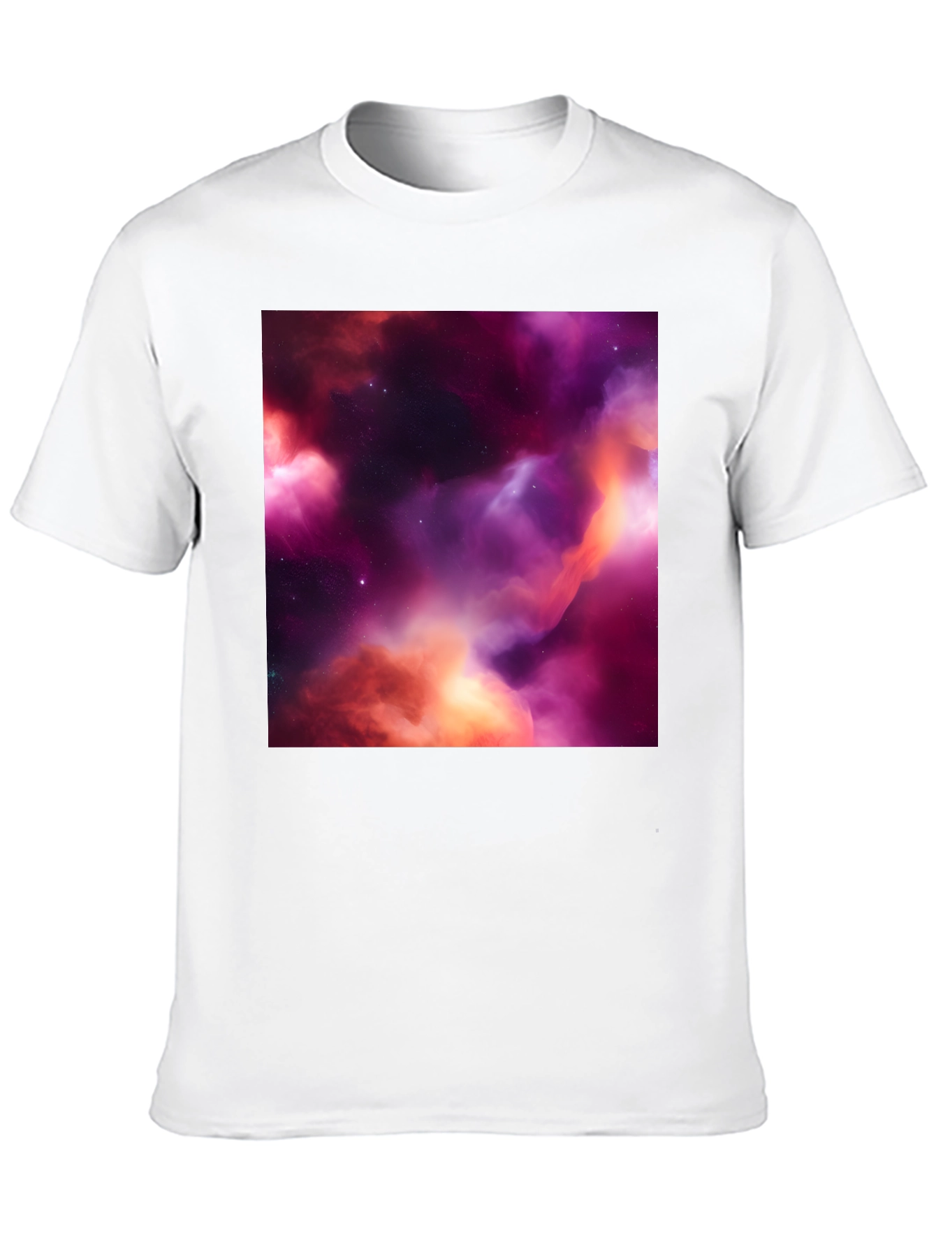 Nebula Space T-Shirt - Black Graphic Tee