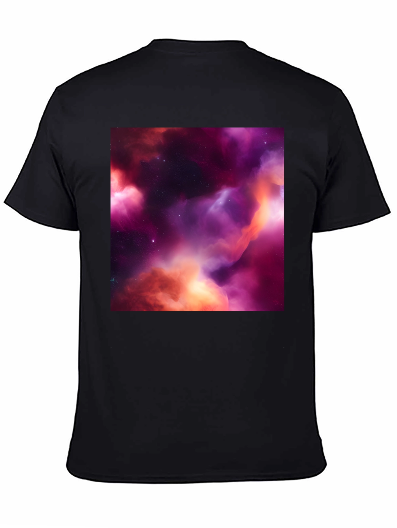 Nebula Space T-Shirt - Black Graphic Tee