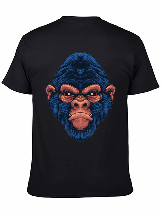 Graphic Gorilla Tee - Bold Ape Design Black T-Shirt