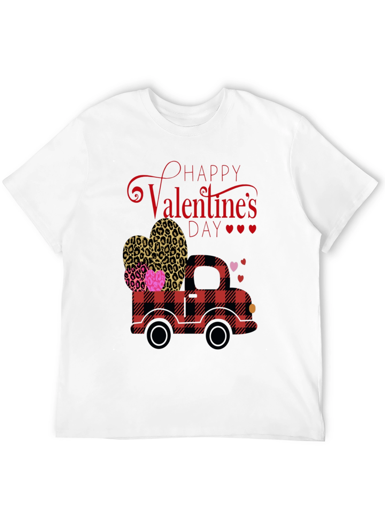 Valentines Day Truck Graphic Tee
