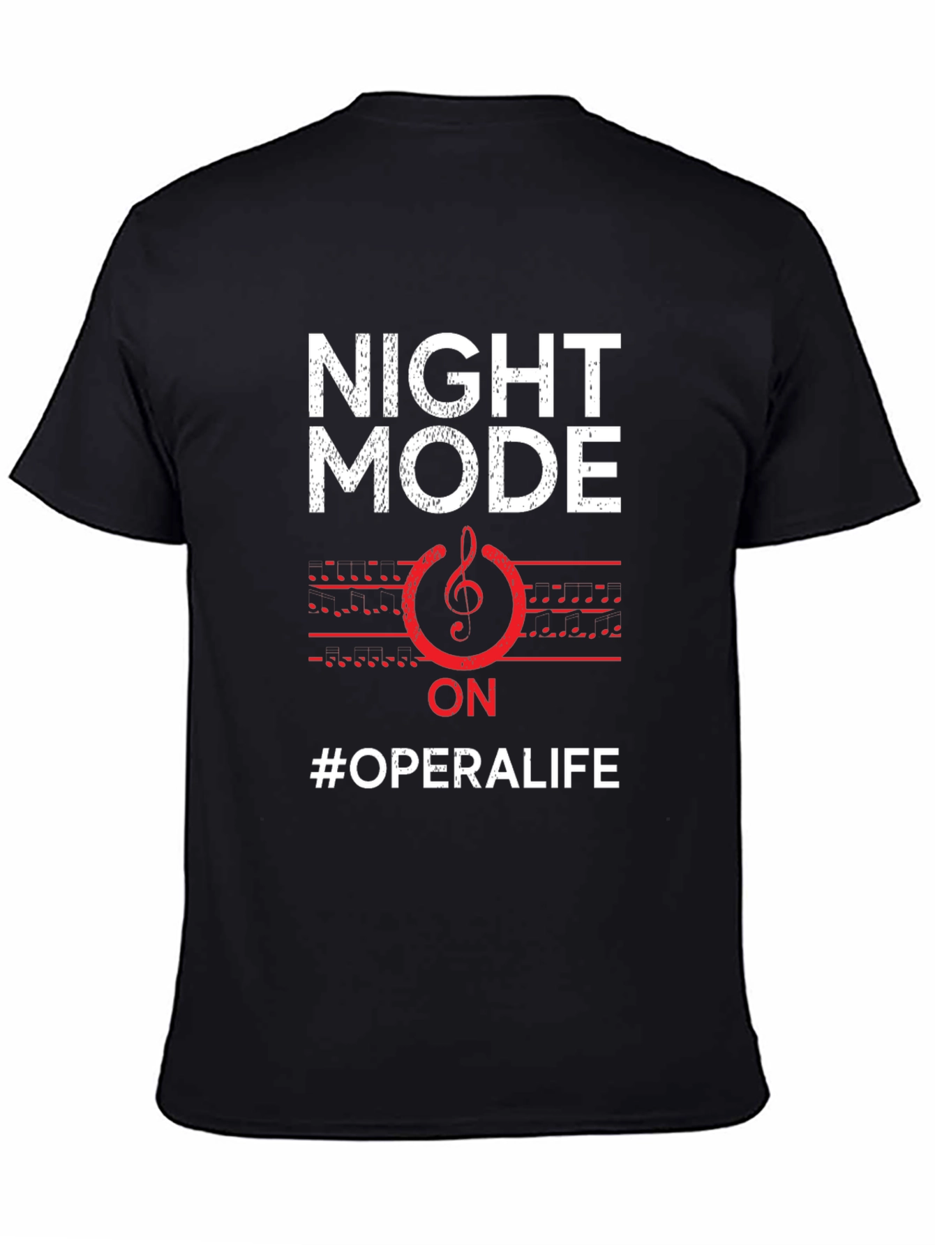 Night Mode Opera Life T-Shirt - Music Lover Tee