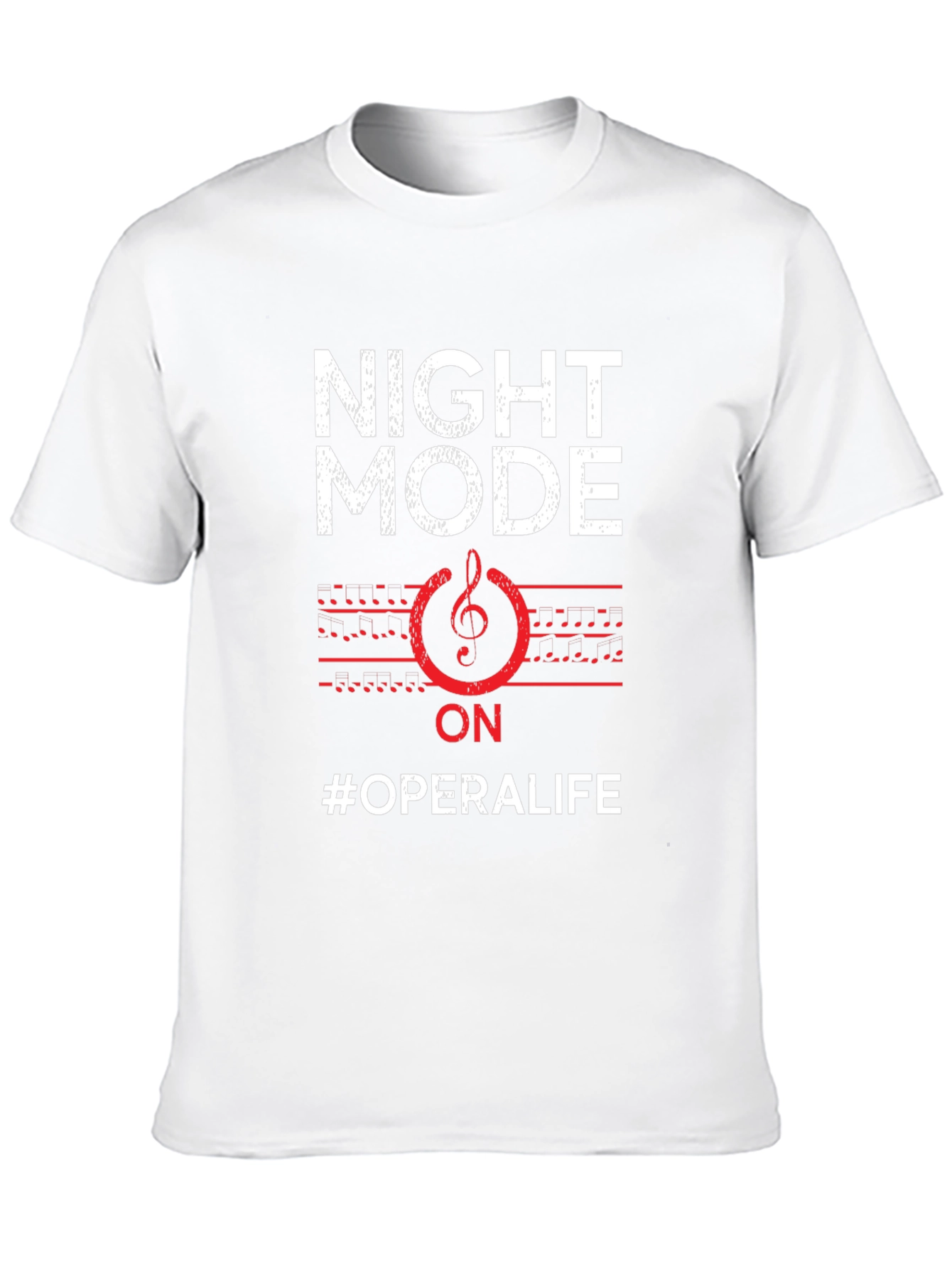 Night Mode Opera Life T-Shirt - Music Lover Tee