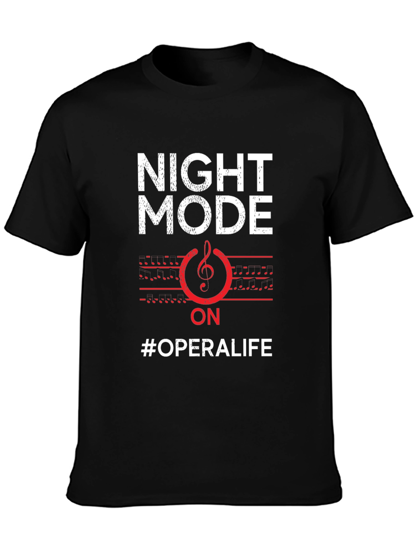 Night Mode Opera Life T-Shirt - Music Lover Tee