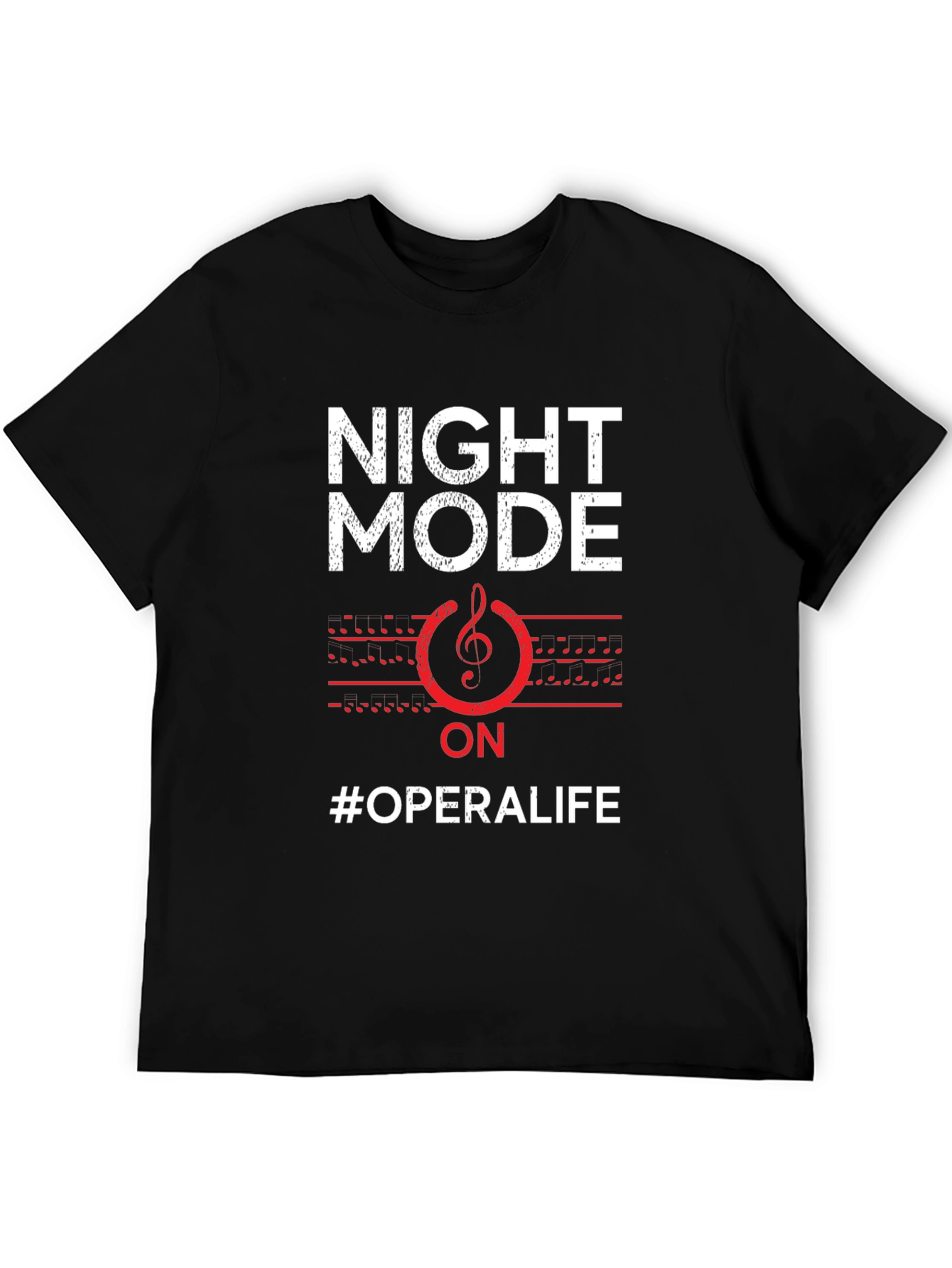 Night Mode Opera Life T-Shirt - Music Lover Tee