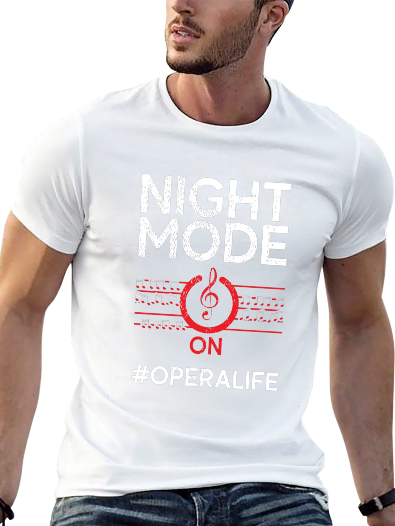 Night Mode Opera Life T-Shirt - Music Lover Tee
