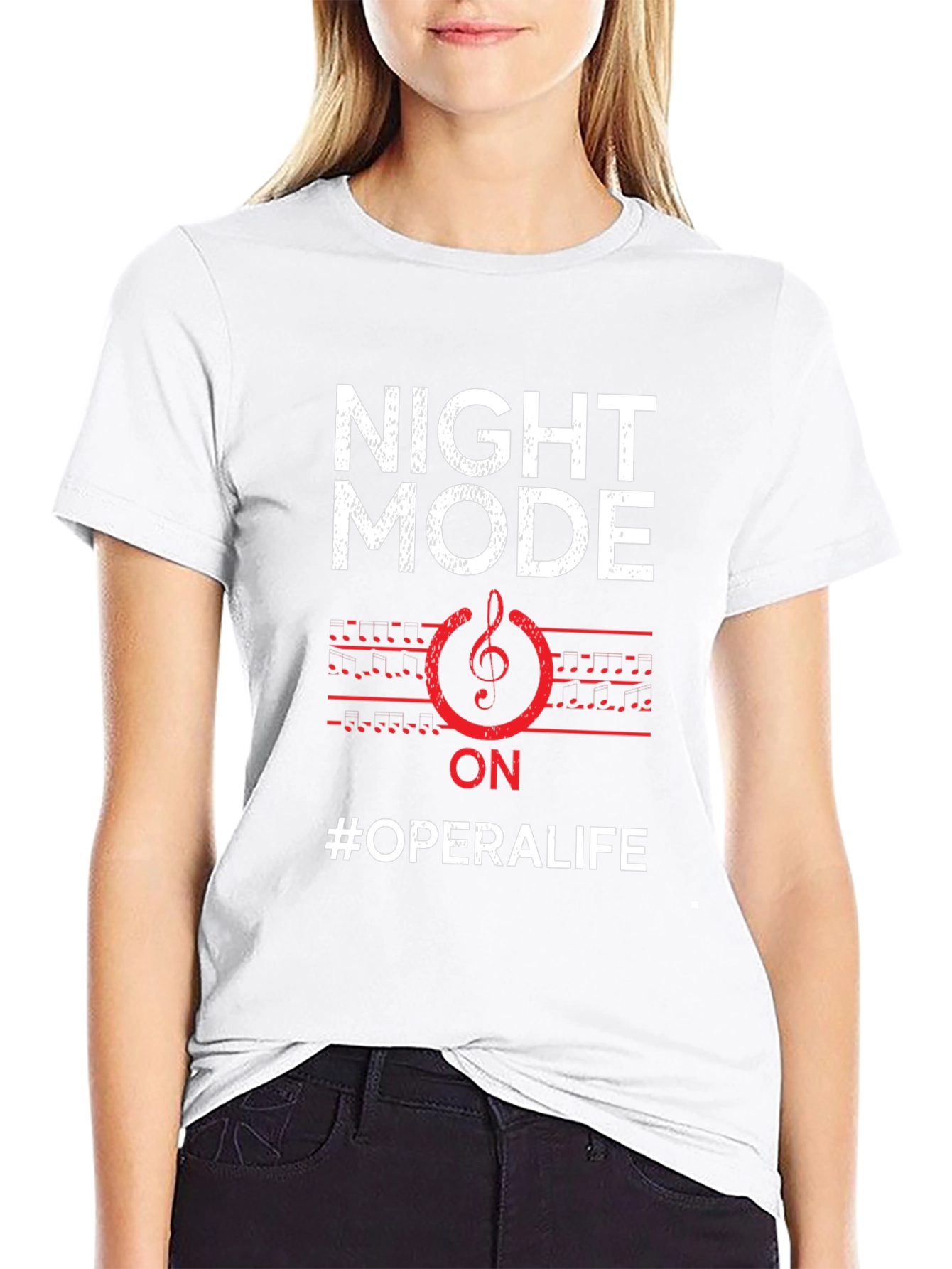 Night Mode Opera Life T-Shirt - Music Lover Tee
