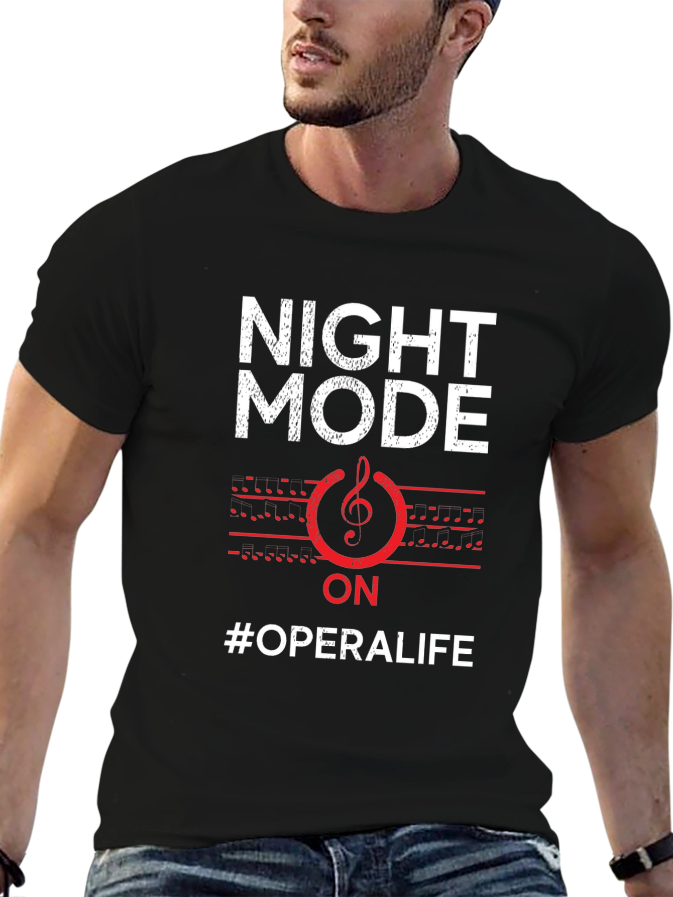Night Mode Opera Life T-Shirt - Music Lover Tee