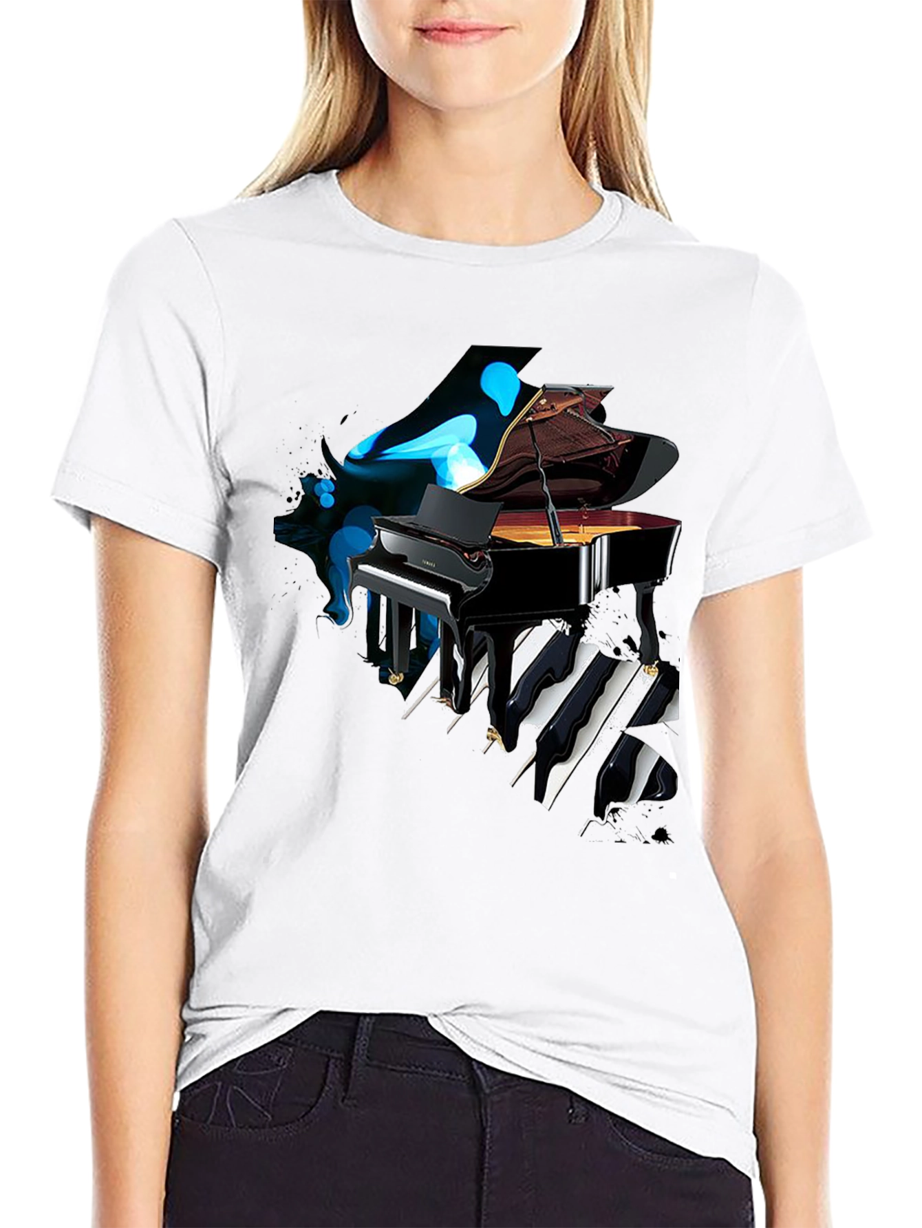 Piano Keys T-Shirt - Unique Music Lover Tee
