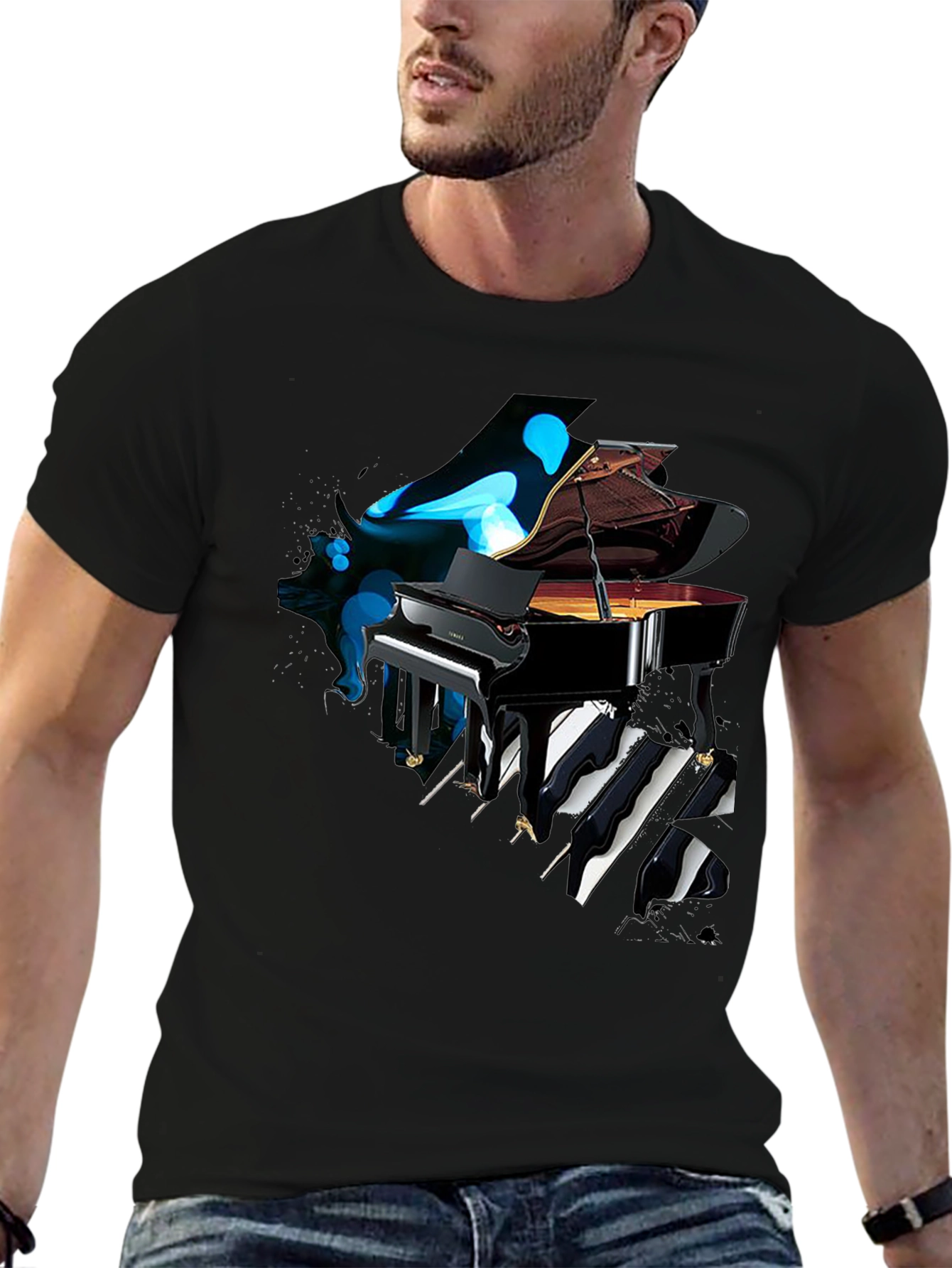 Piano Keys T-Shirt - Unique Music Lover Tee