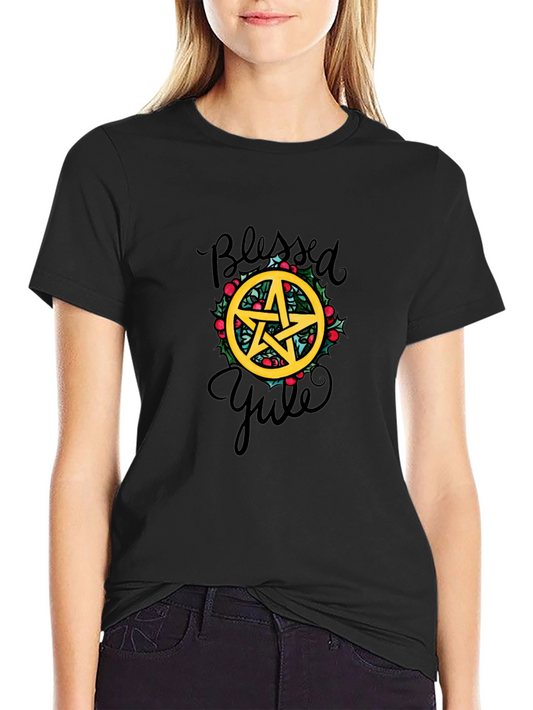 Blessed Yule Pentagram T-Shirt