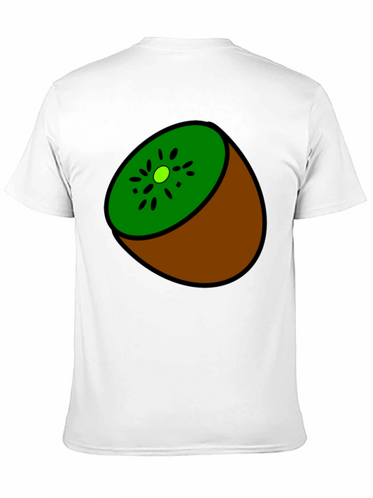 Kiwi Slice Graphic Tee - Quirky Fruit Design