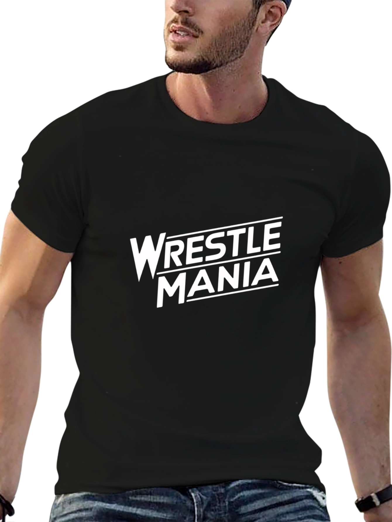 WrestleMania Black T-Shirt