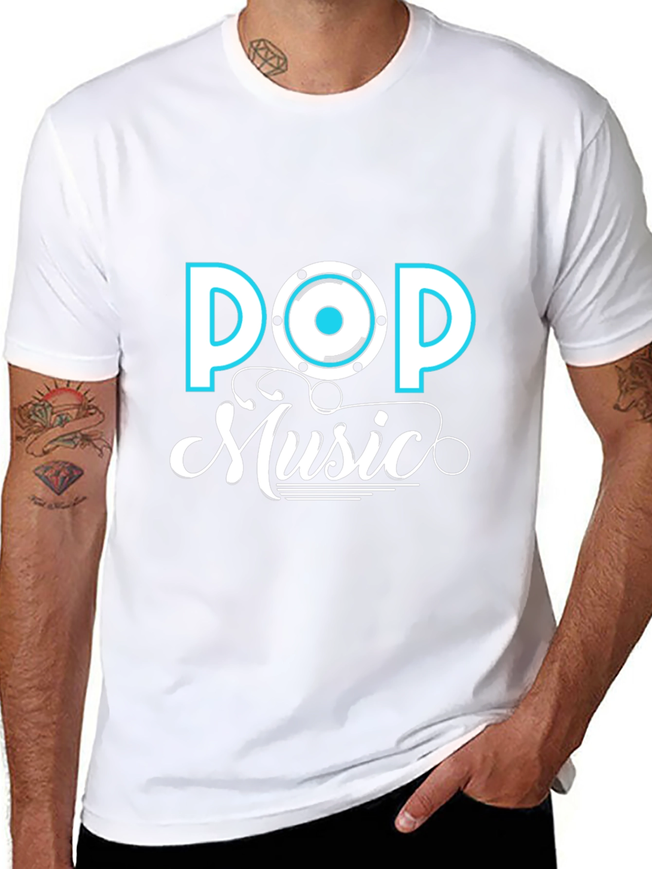 Pop Music T-Shirt - Speaker Graphic Tee