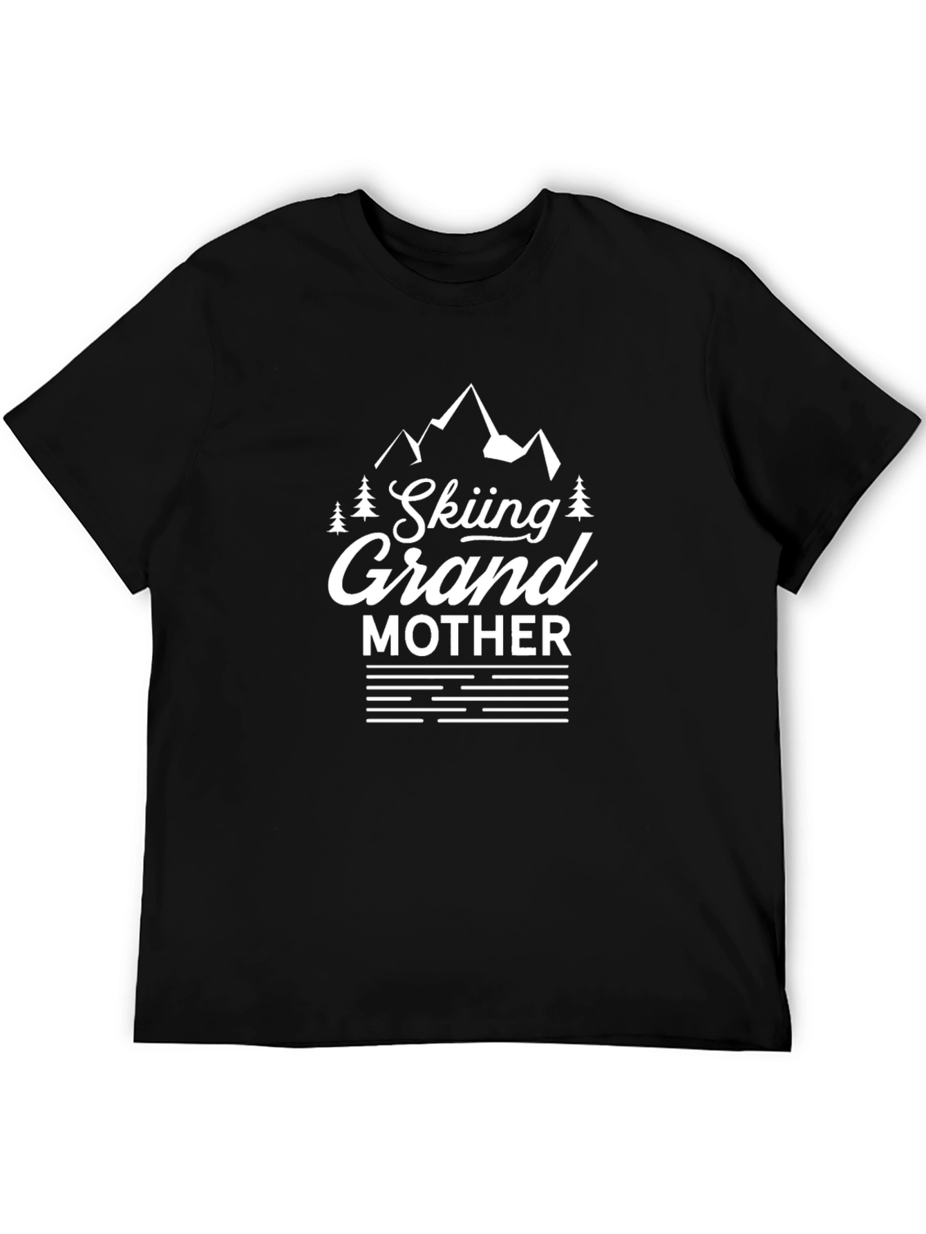 Skiing Grandmother T-Shirt - Mountain Winter Sports