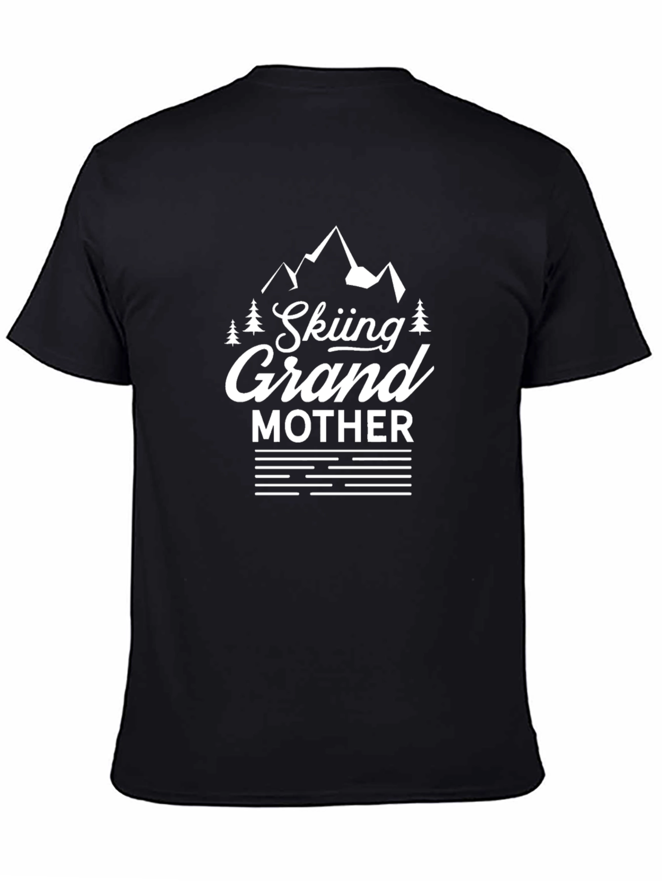 Skiing Grandmother T-Shirt - Mountain Winter Sports