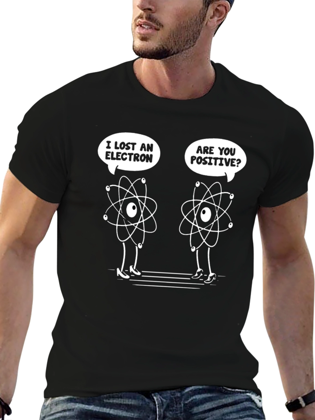 Funny Science T-Shirt: Lost an Electron?