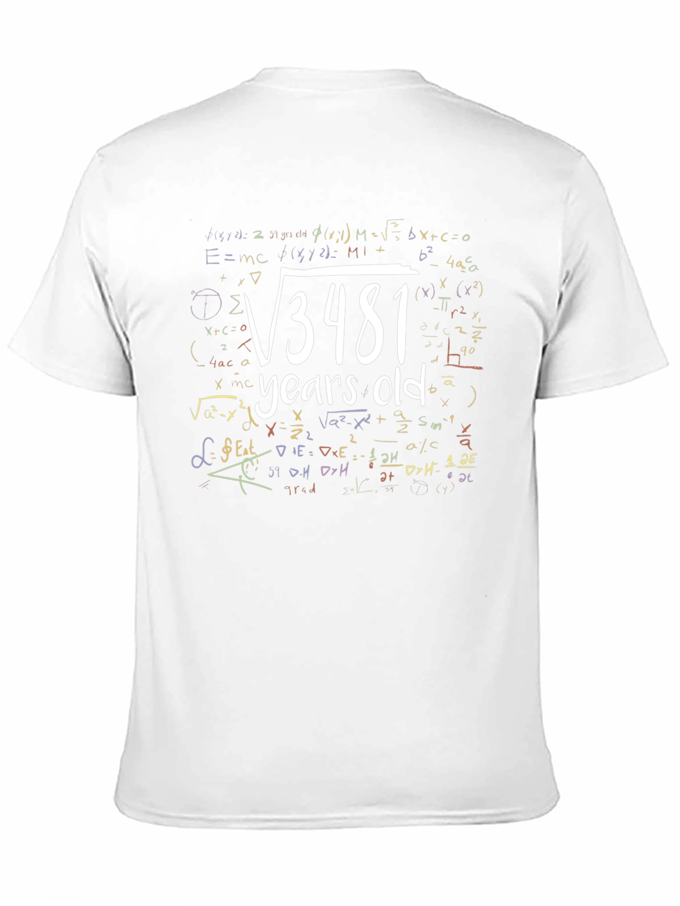 Funny Math Equation Birthday T-Shirt