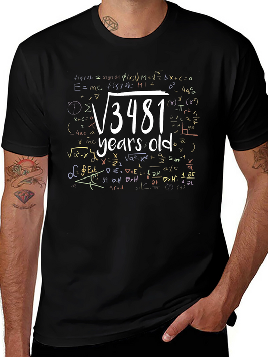 Funny Math Equation Birthday T-Shirt