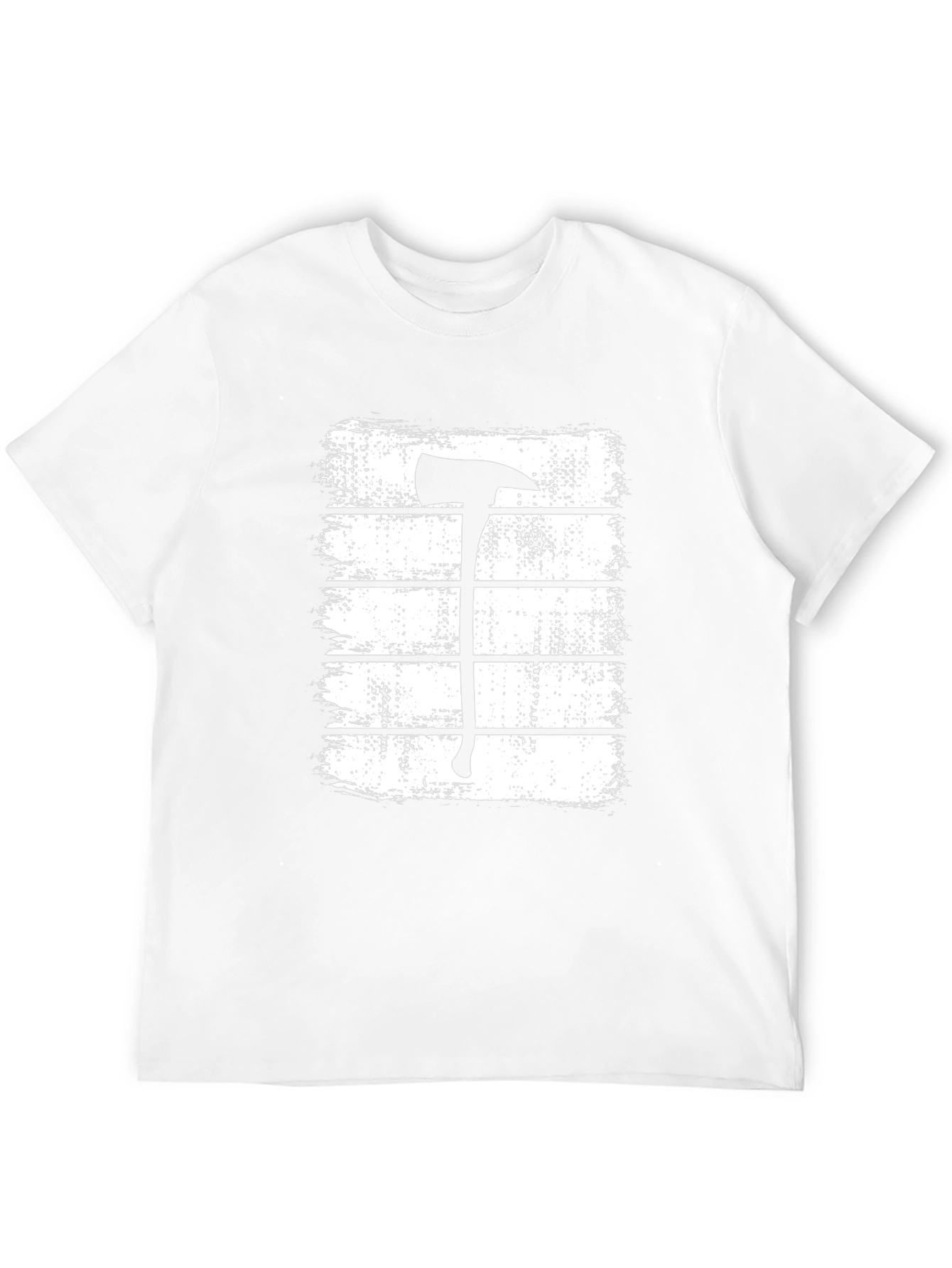 Firefighter Axe T-Shirt - Brushstroke Design