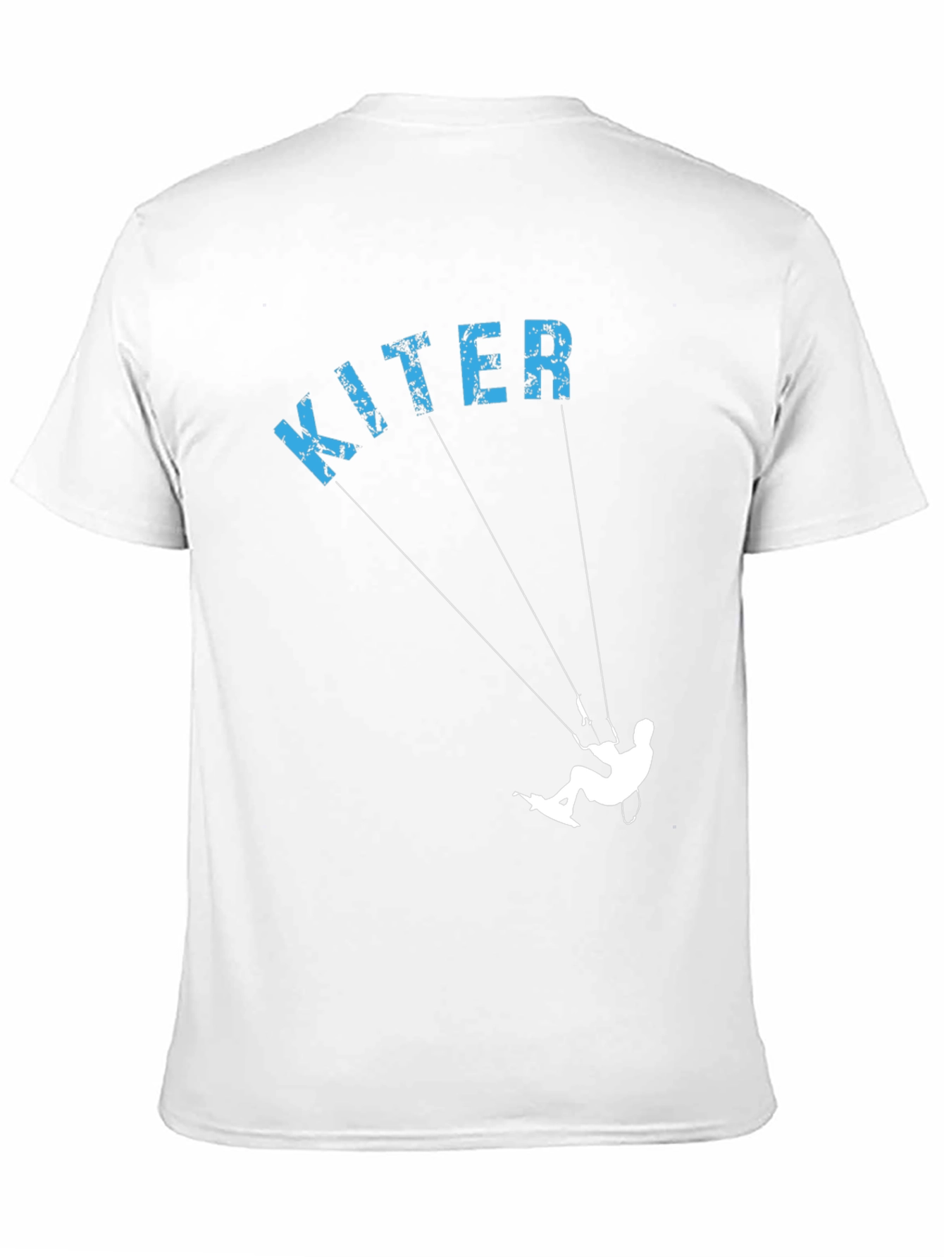 Kiter Graphic Tee - Black Cotton T-Shirt