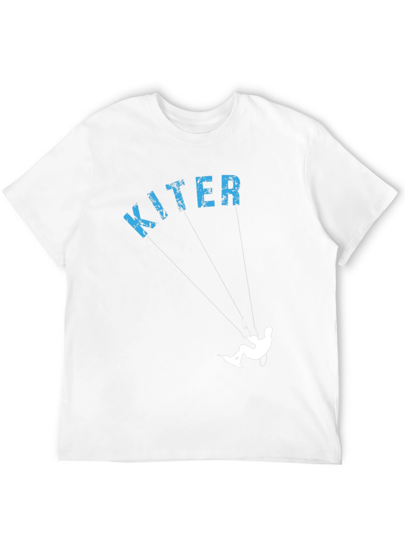 Kiter Graphic Tee - Black Cotton T-Shirt