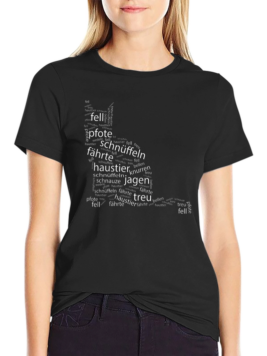 Dog Word Art Graphic Tee