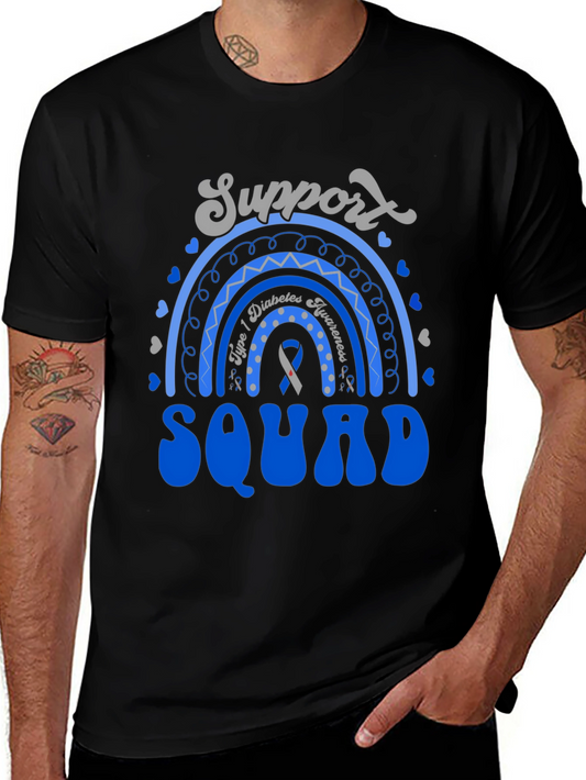 Diabetes Awareness Support Squad T-Shirt