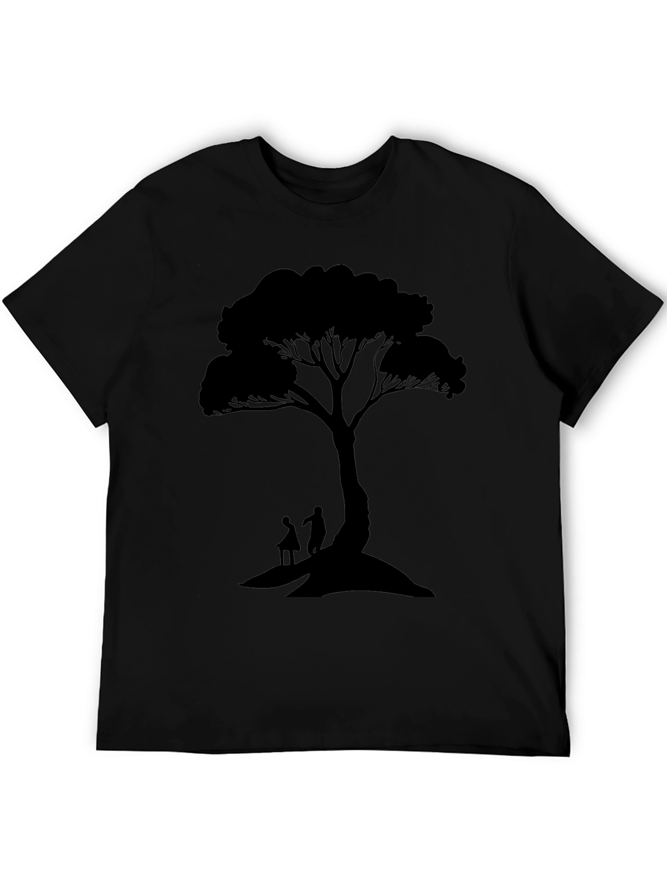 Silhouette Tree Graphic Tee - Nature Inspired Design