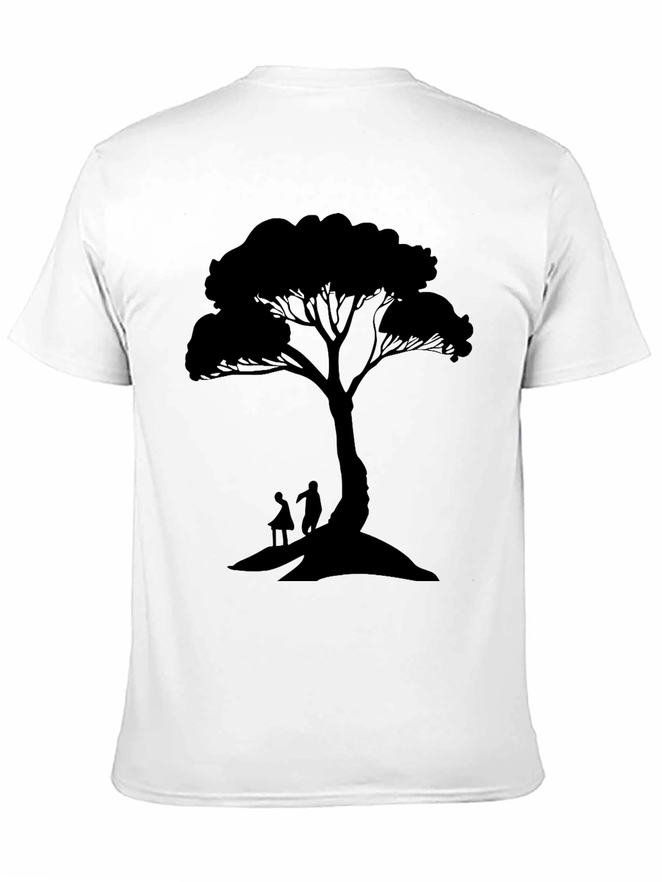 Silhouette Tree Graphic Tee - Nature Inspired Design