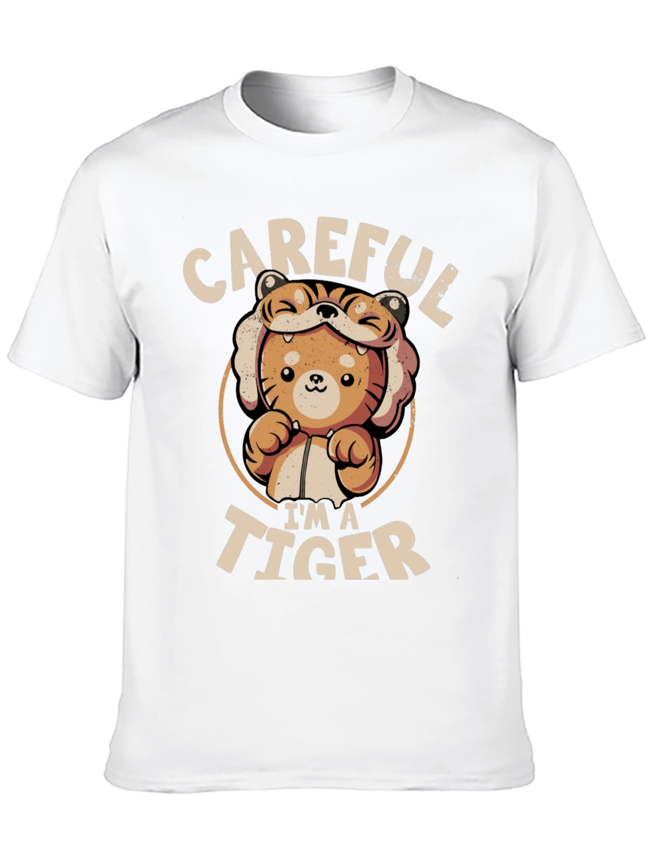 Cute Tiger Costume T-Shirt - Careful Im A Tiger