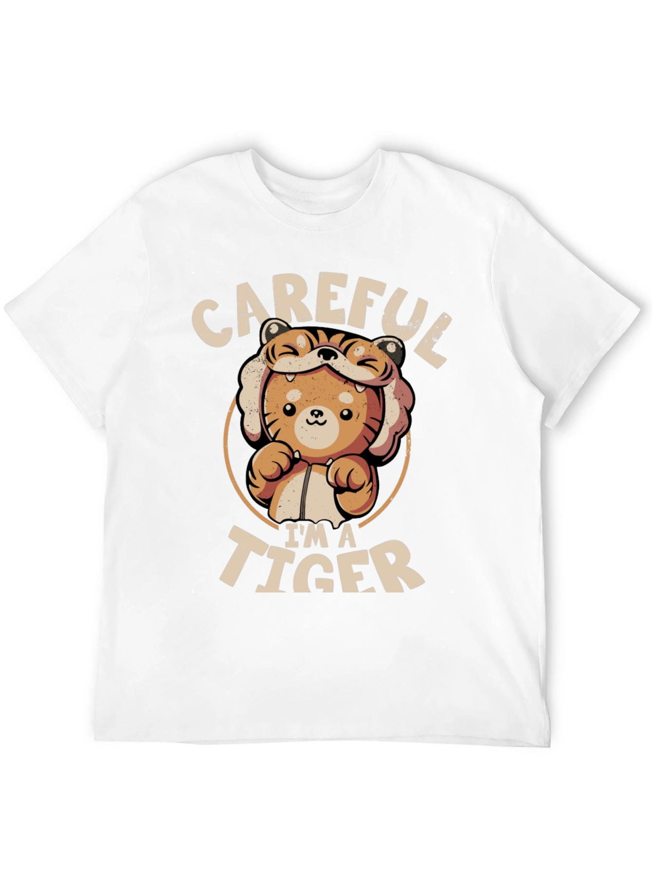 Cute Tiger Costume T-Shirt - Careful Im A Tiger
