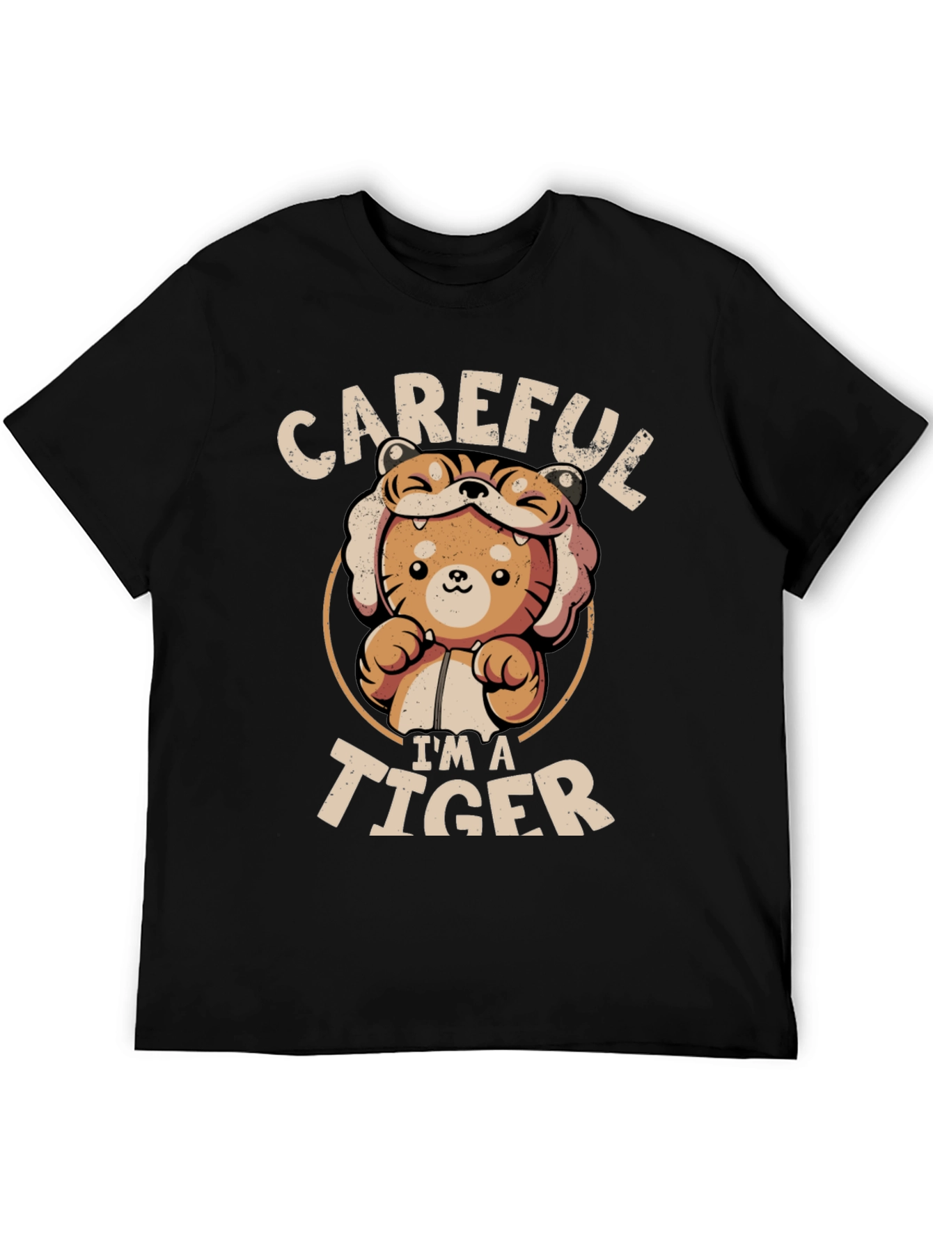 Cute Tiger Costume T-Shirt - Careful Im A Tiger