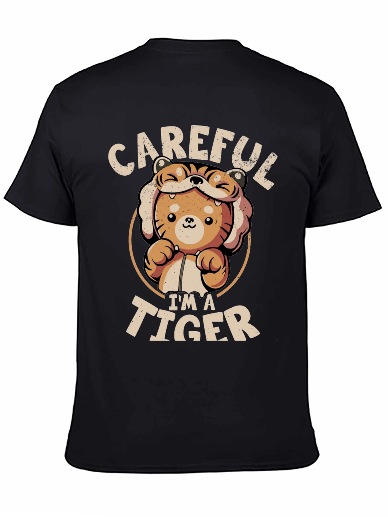 Cute Tiger Costume T-Shirt - Careful Im A Tiger