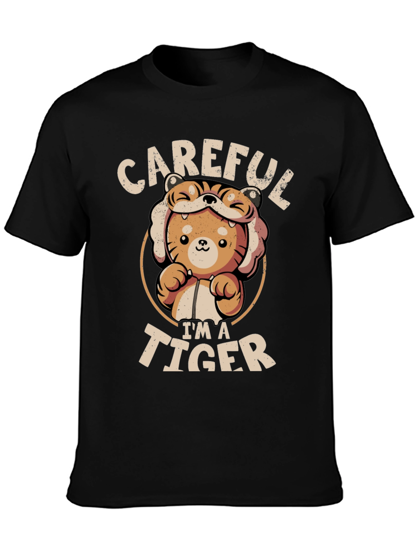 Cute Tiger Costume T-Shirt - Careful Im A Tiger