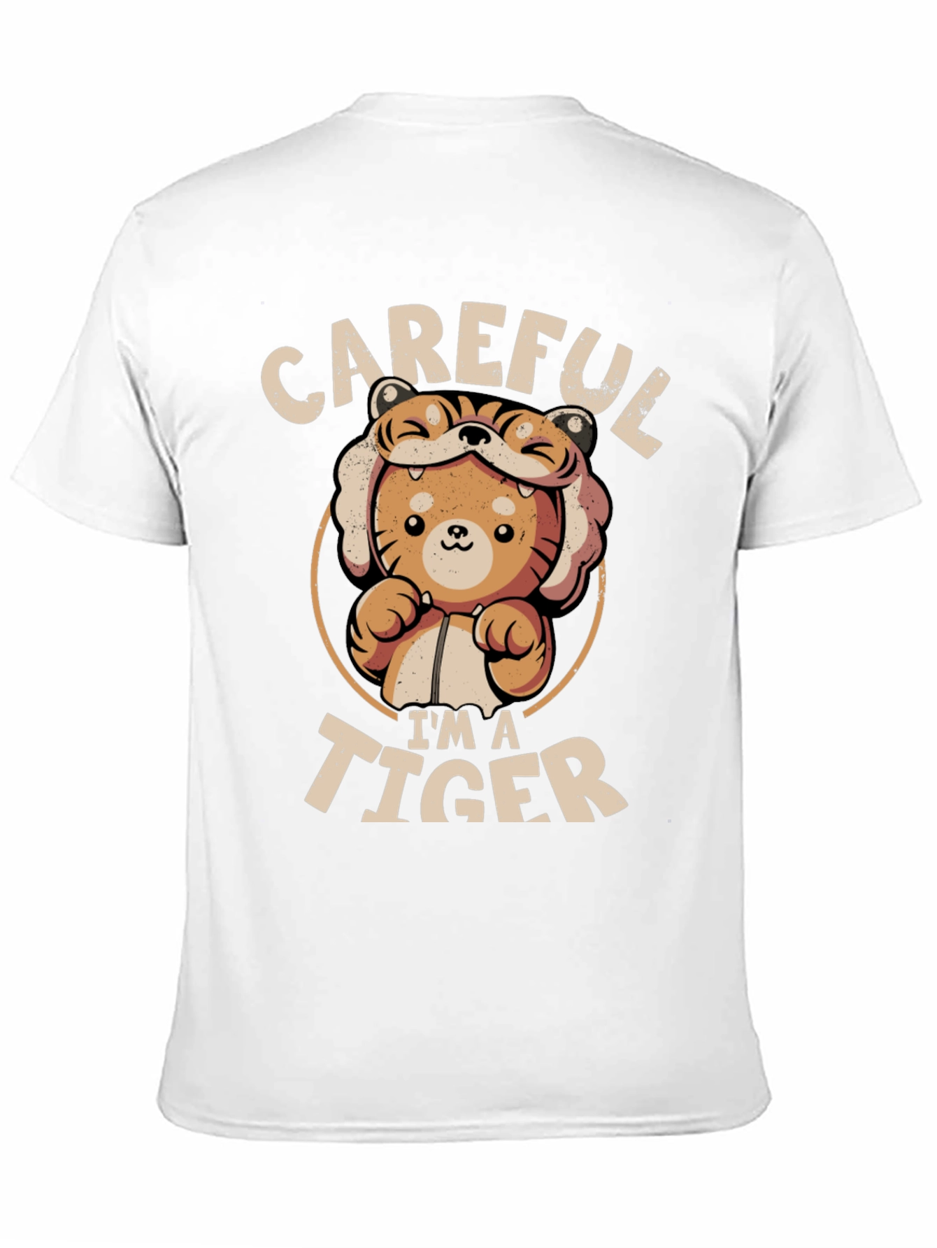 Cute Tiger Costume T-Shirt - Careful Im A Tiger