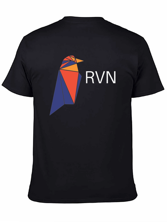 Geometric Raven T-Shirt - Crypto Design