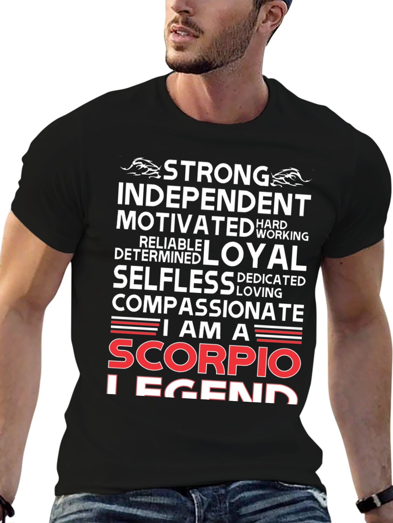 Scorpio Legend Black T-Shirt