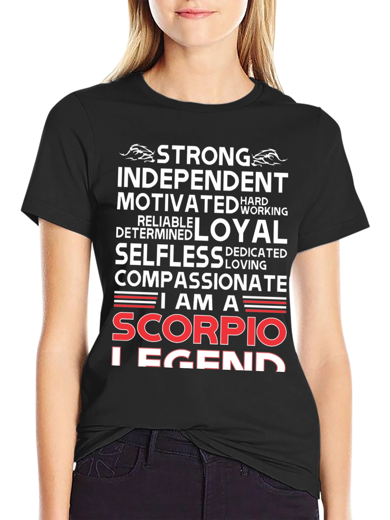Scorpio Legend Black T-Shirt