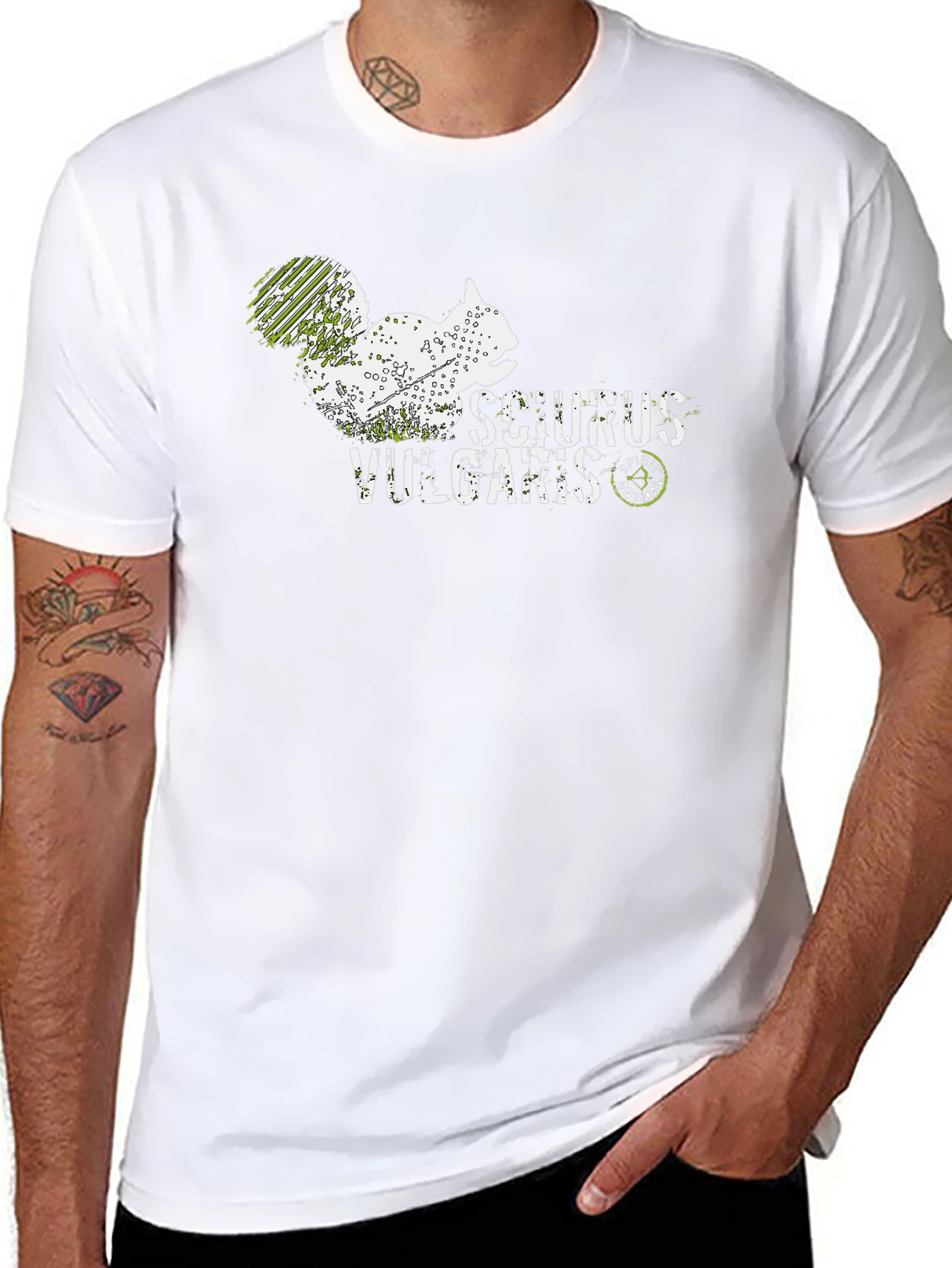 Sciurus Vulgaris Squirrel Graphic T-Shirt