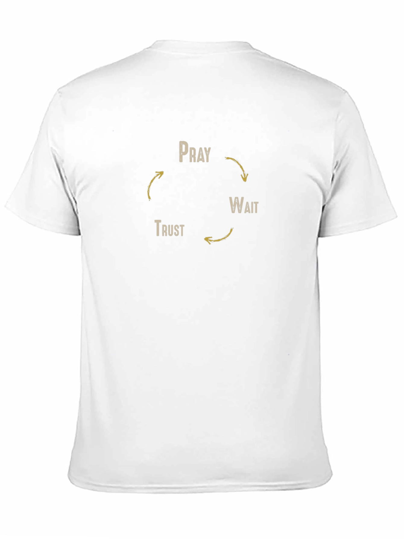 Pray Wait Trust Cycle Black T-Shirt