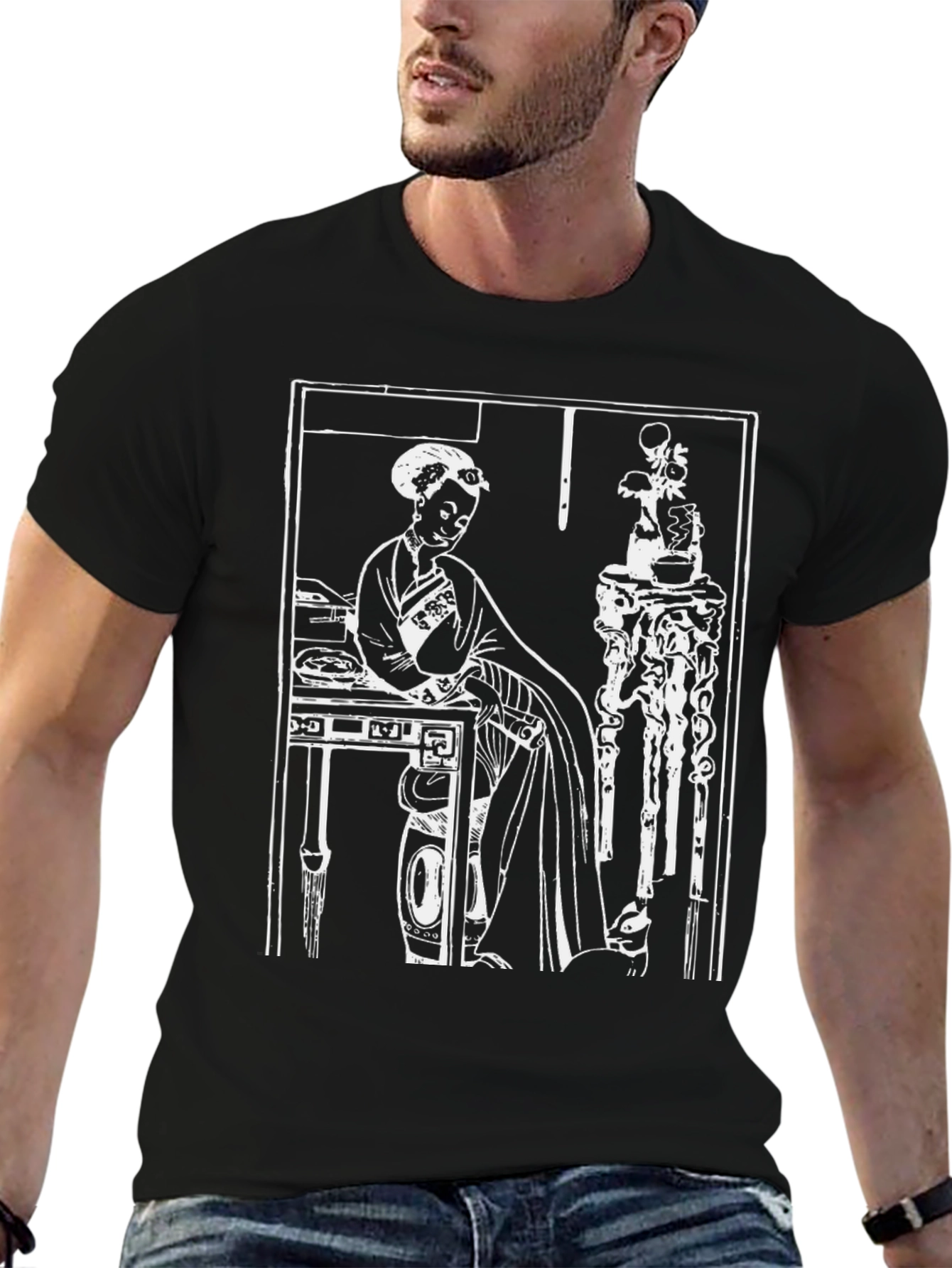 Elegant Asian Woman T-Shirt