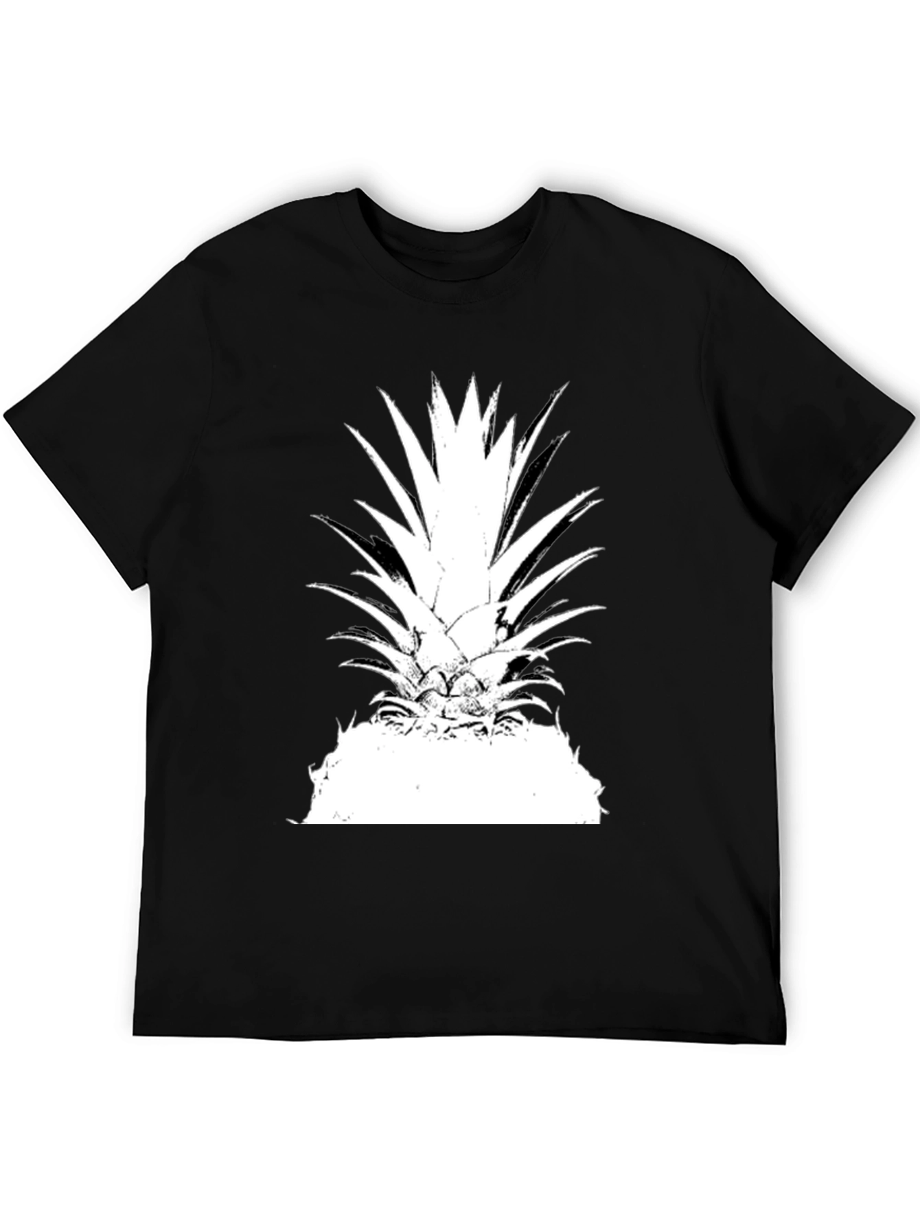 Pineapple Graphic Tee - Black