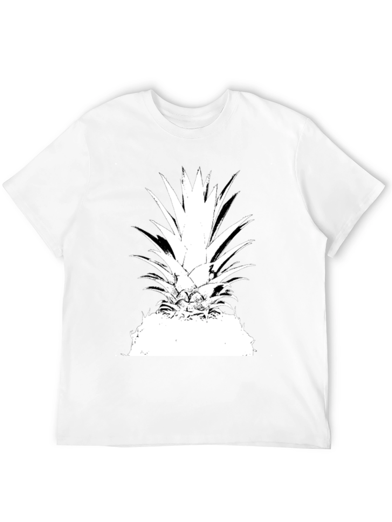 Pineapple Graphic Tee - Black