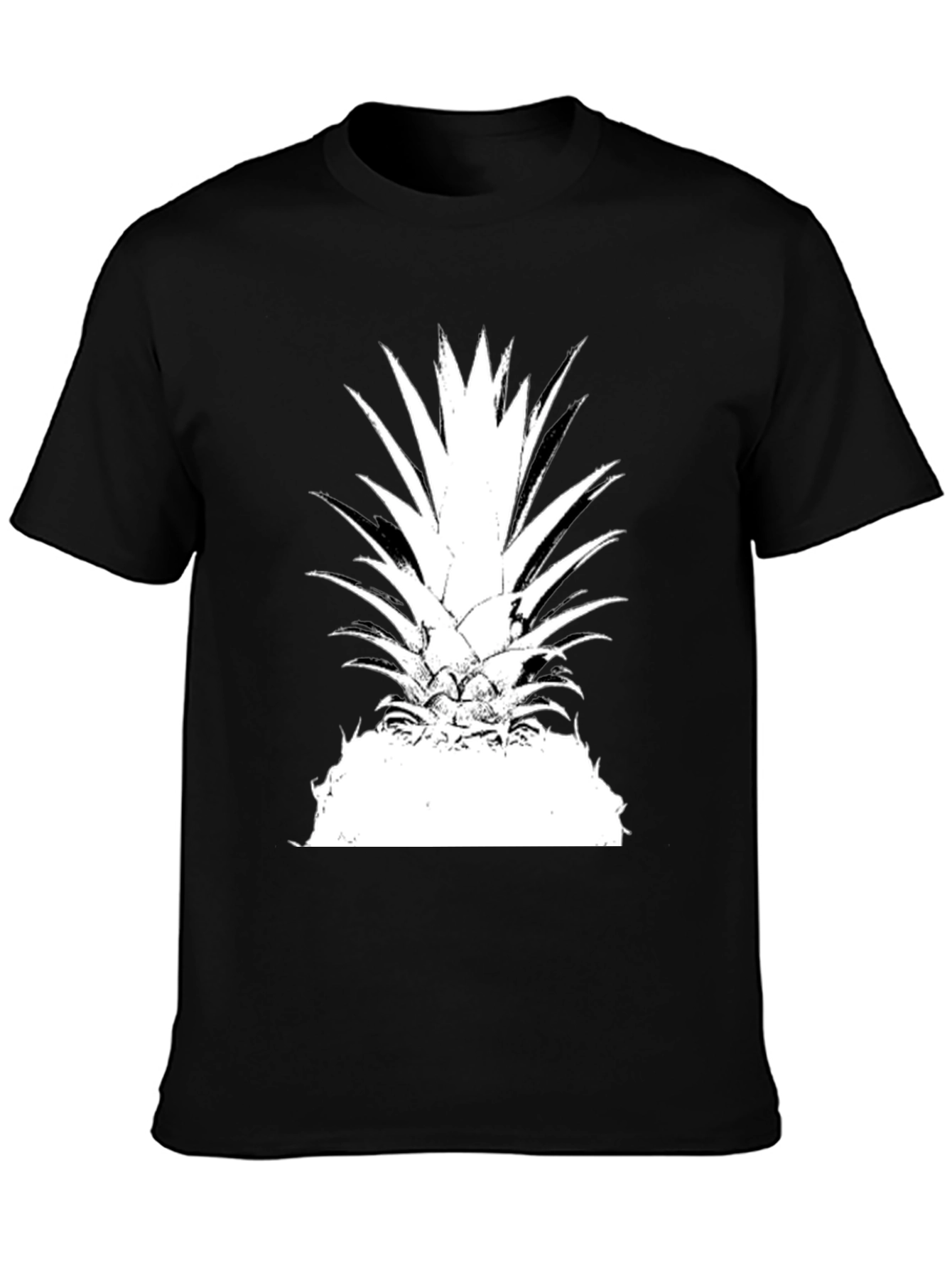 Pineapple Graphic Tee - Black