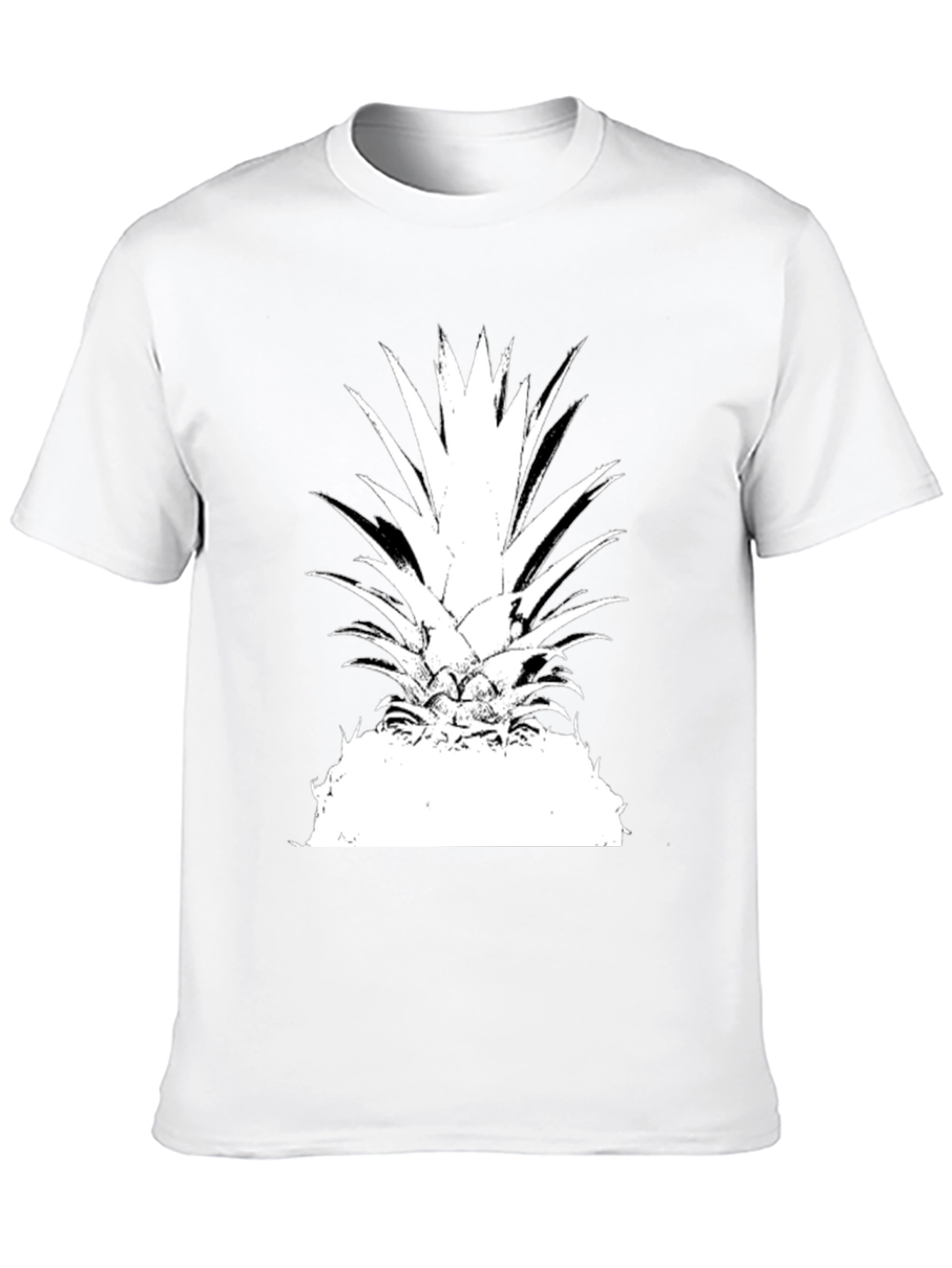 Pineapple Graphic Tee - Black